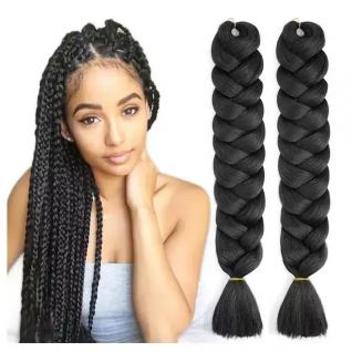 41Inch 165g Jumbo Braiding Yaki Synthetic Hair ExtensionJumbo Crochet Braids Hair Attachment Fiber for Hair Jumbo